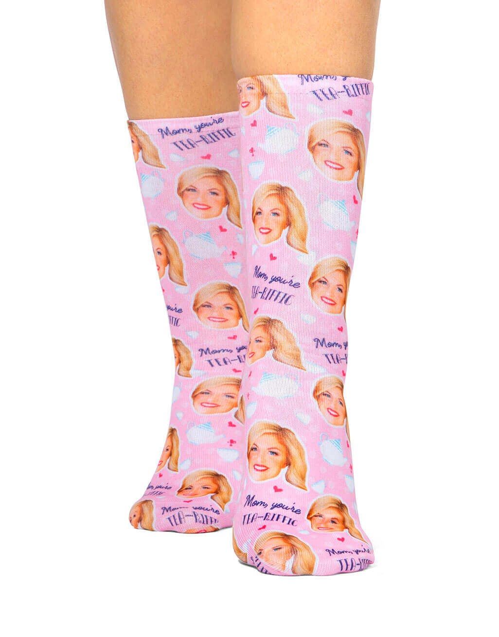 Tea-riffic Mom Custom Socks