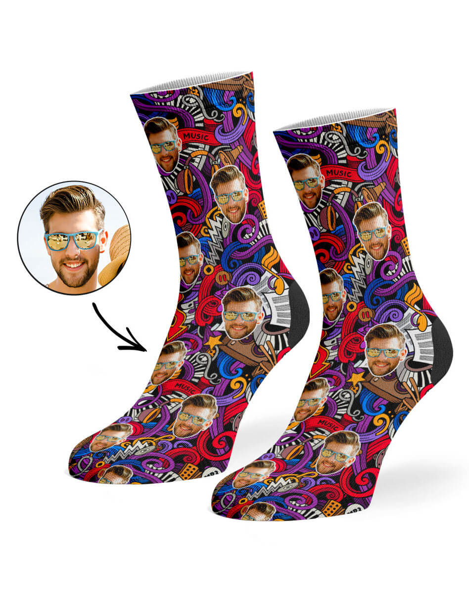 Music Festival Custom Socks