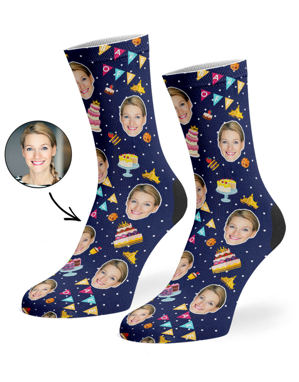 Bake Off Queen Custom Socks