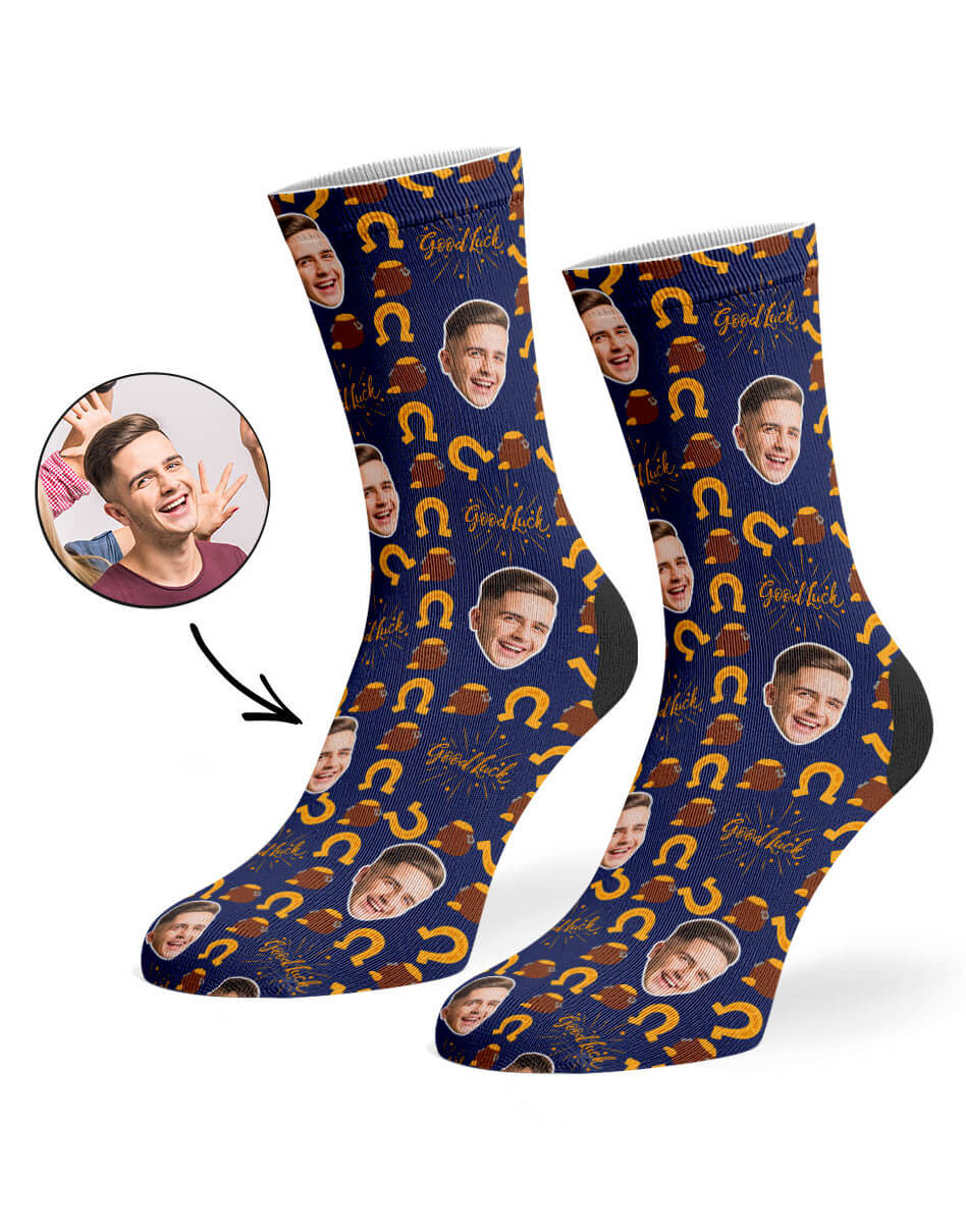 Lucky Horseshoe Custom Socks