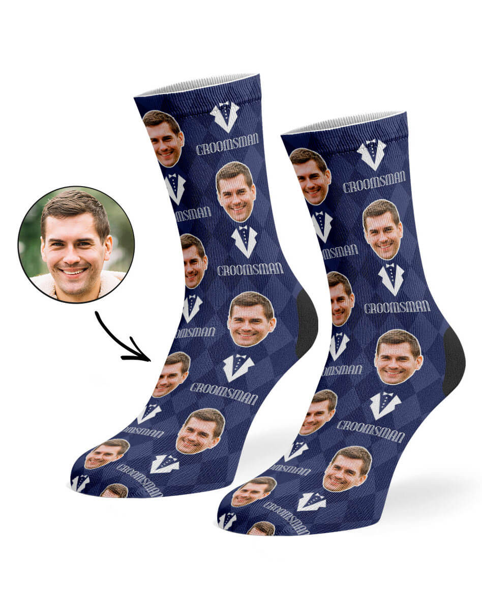 Groomsman Custom Socks