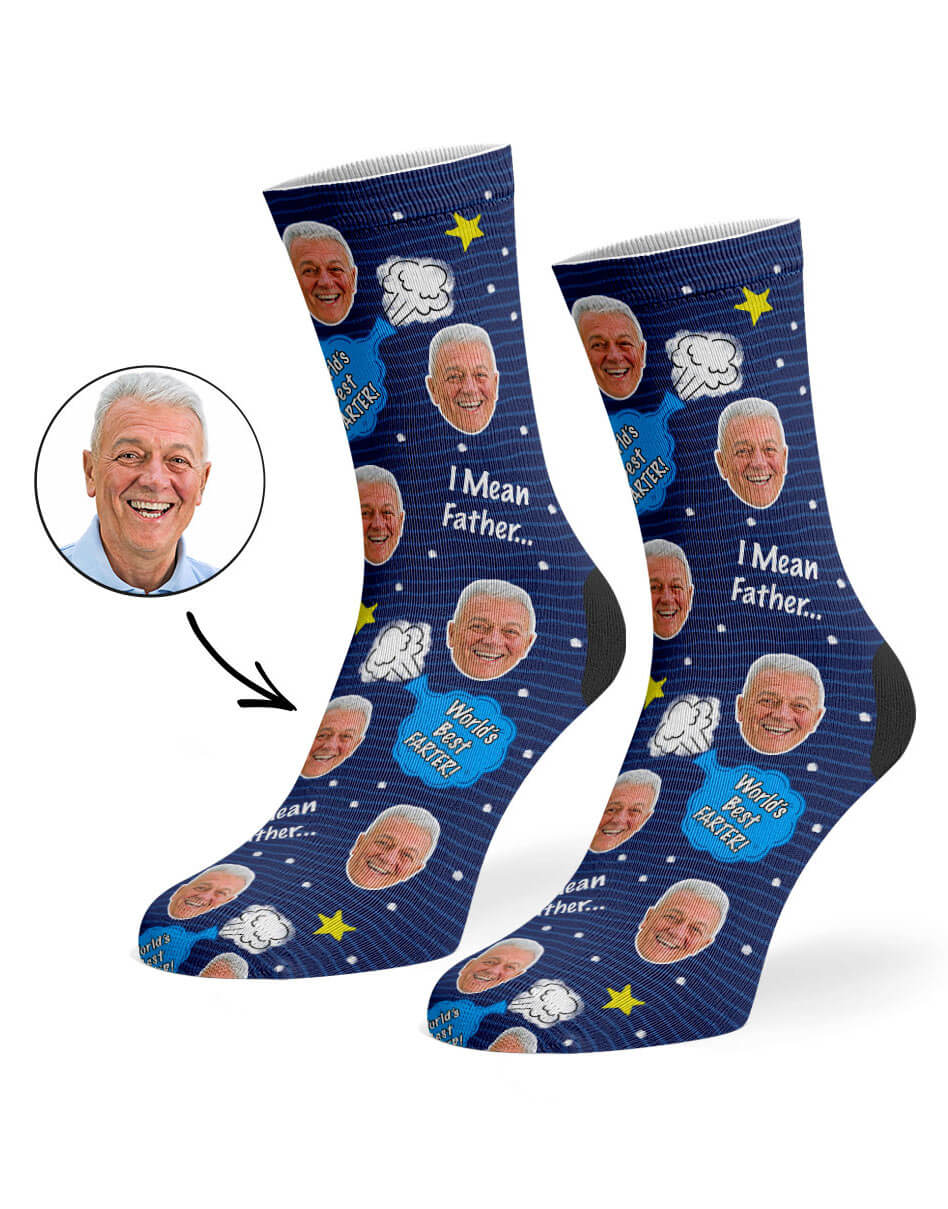 World's Best Farter Custom Socks
