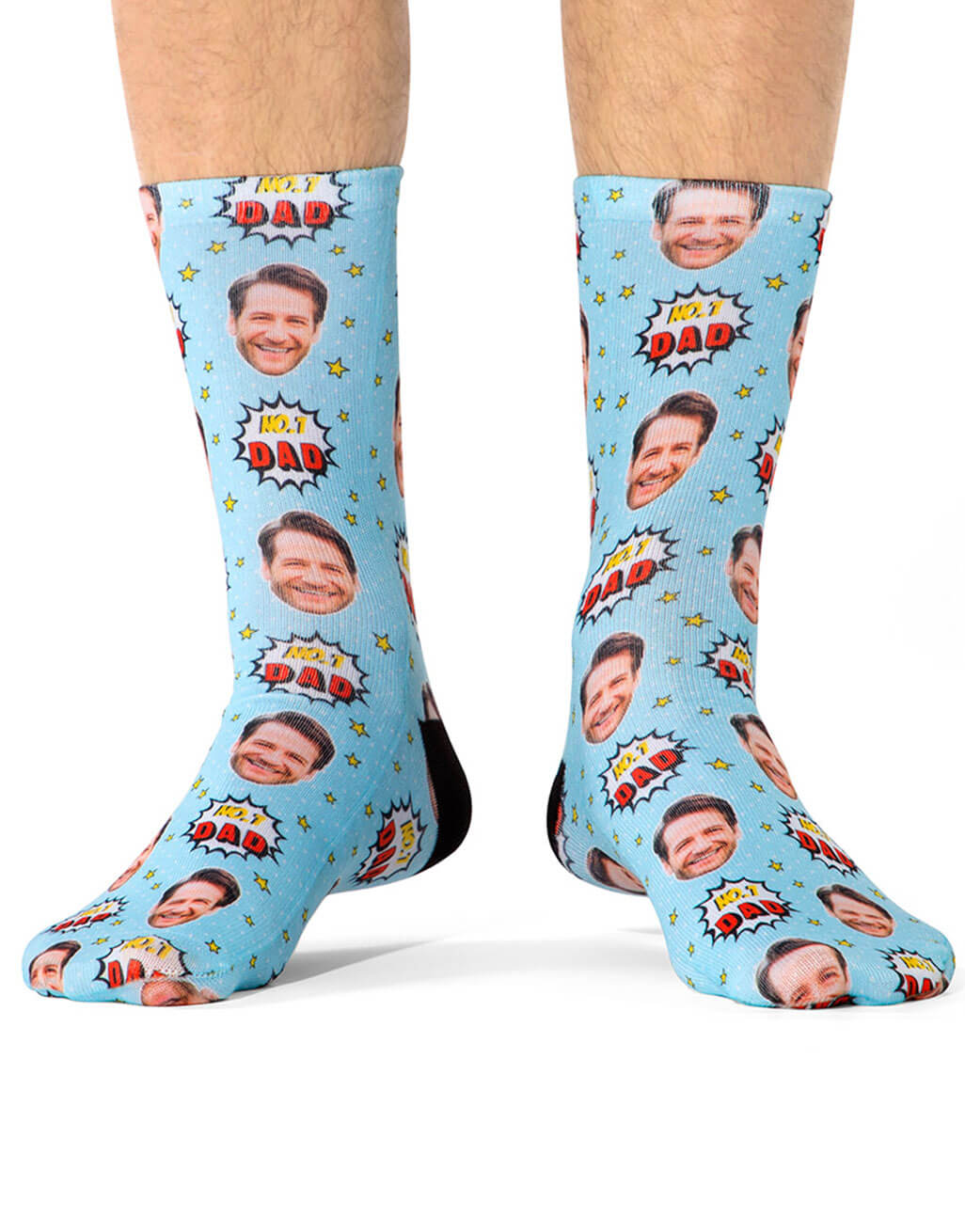 Number 1 Dad Custom Socks