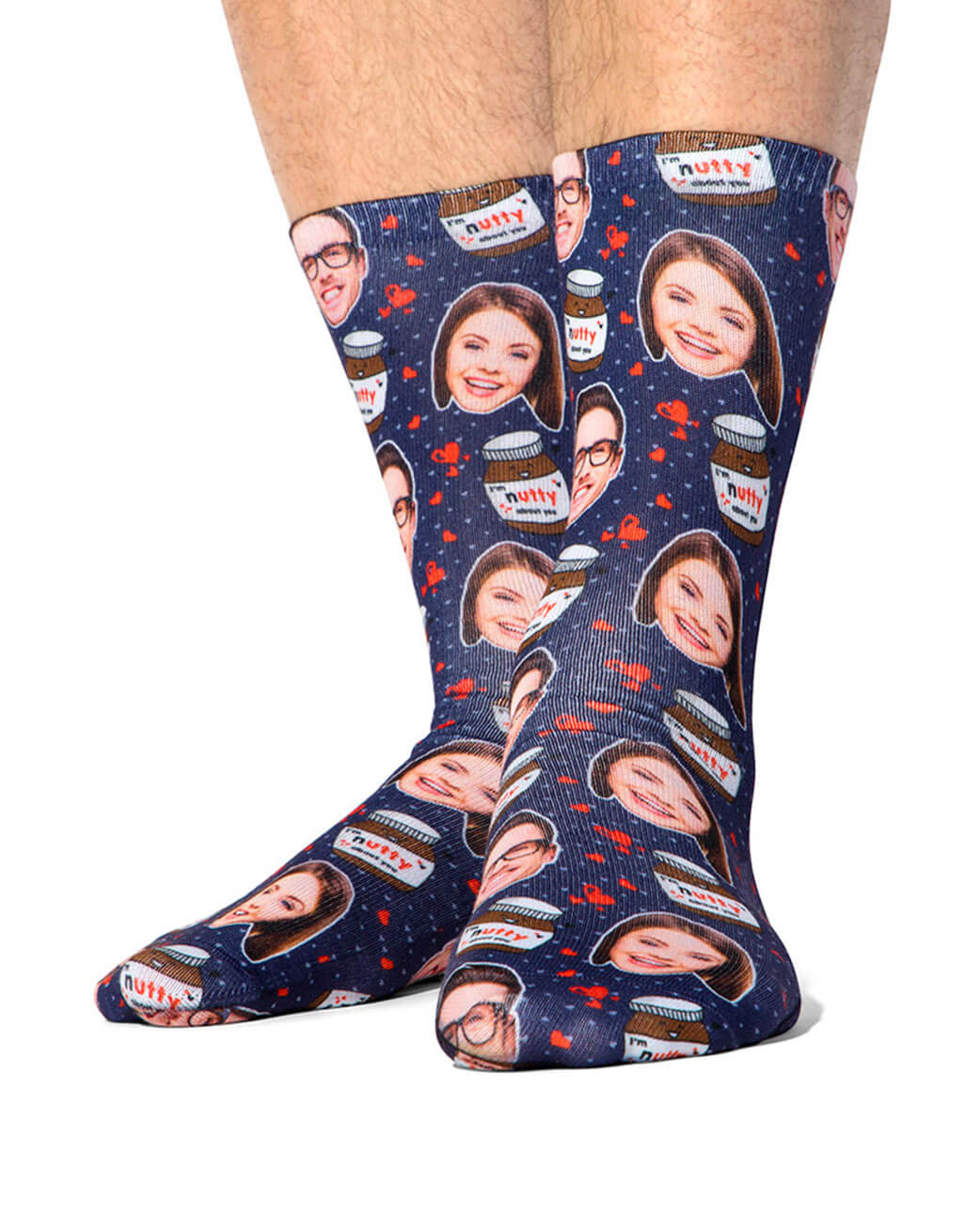 Nutty About You Custom Socks