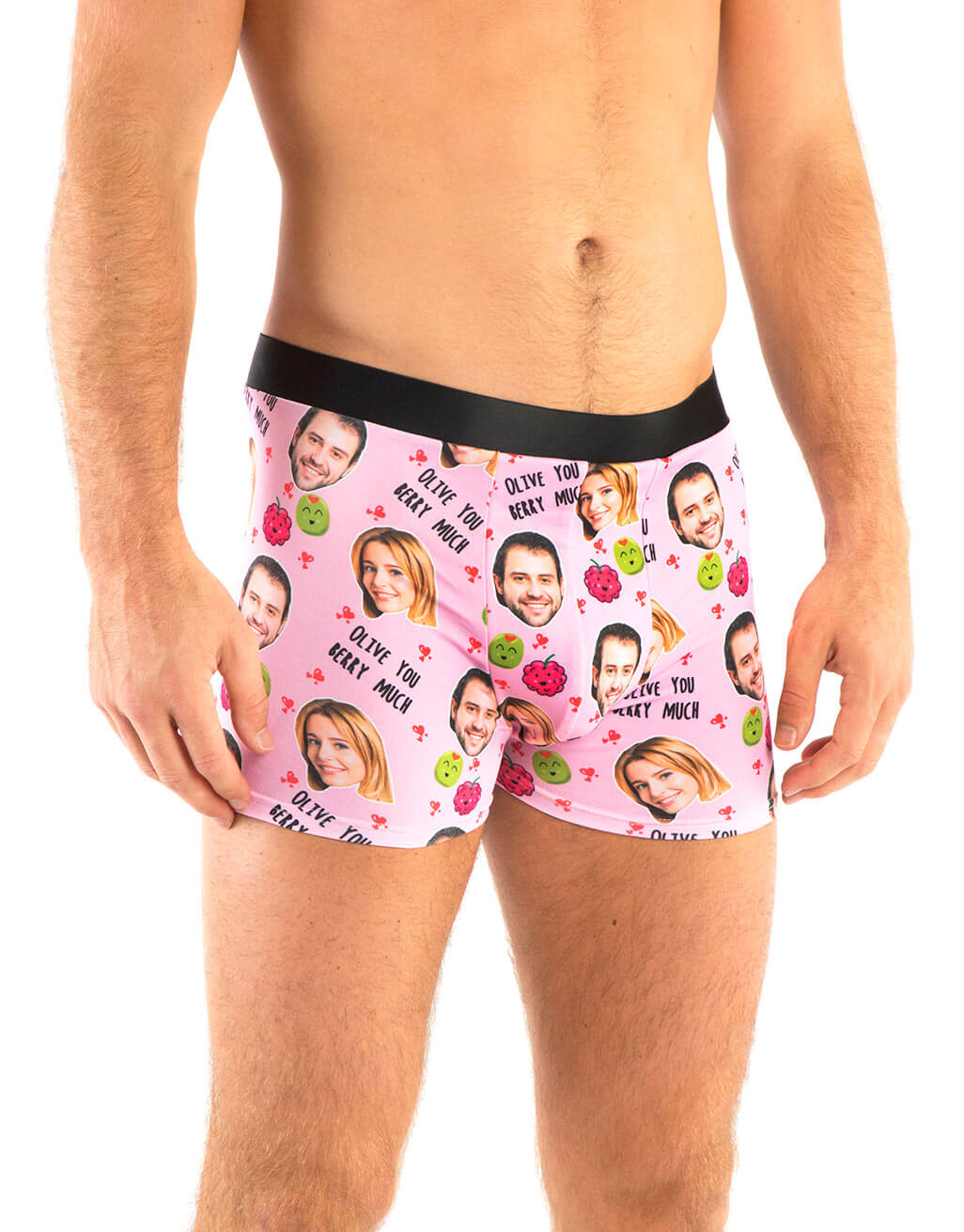 Olive You Berry Much Custom Boxers