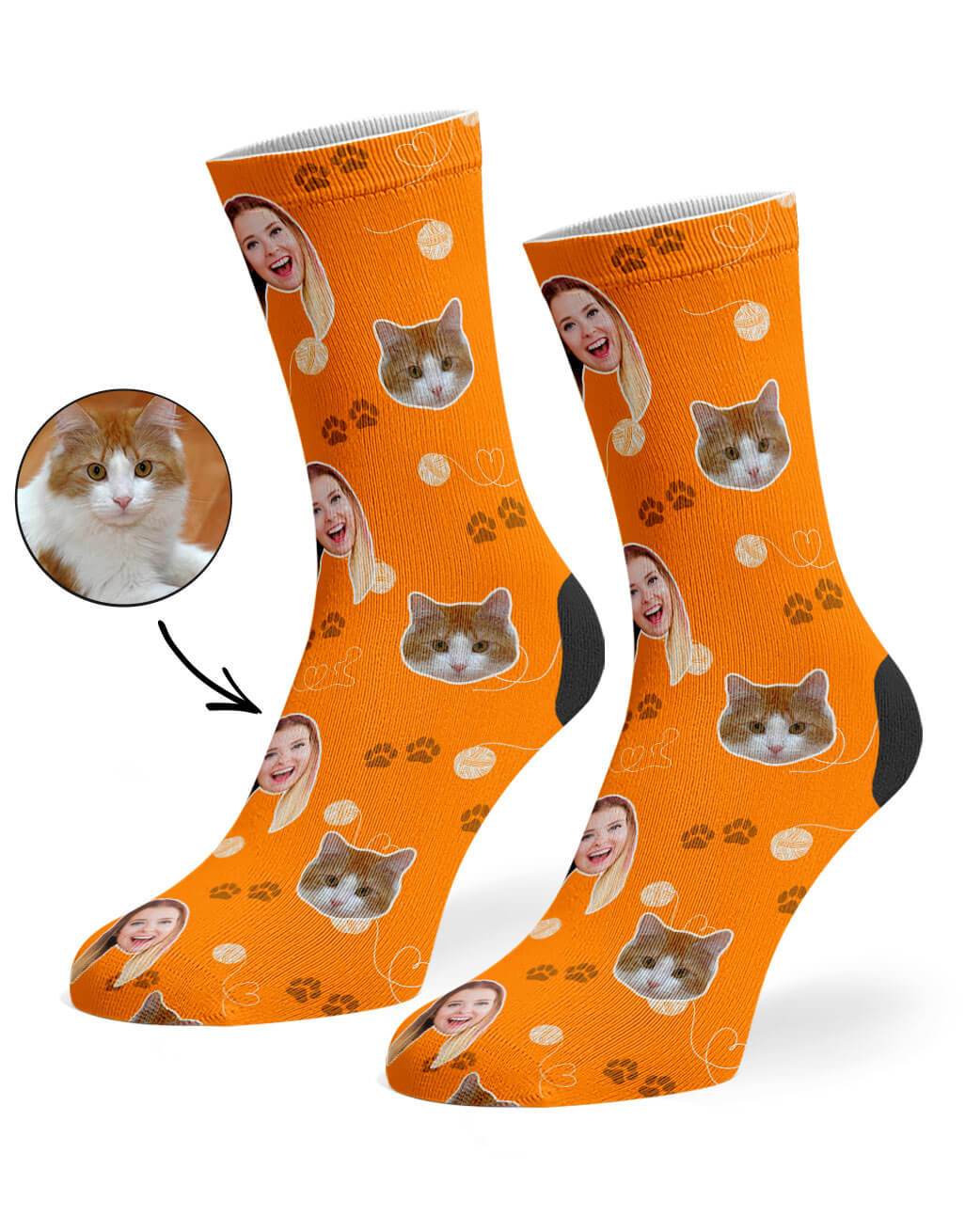 Cat & Owner Custom Socks