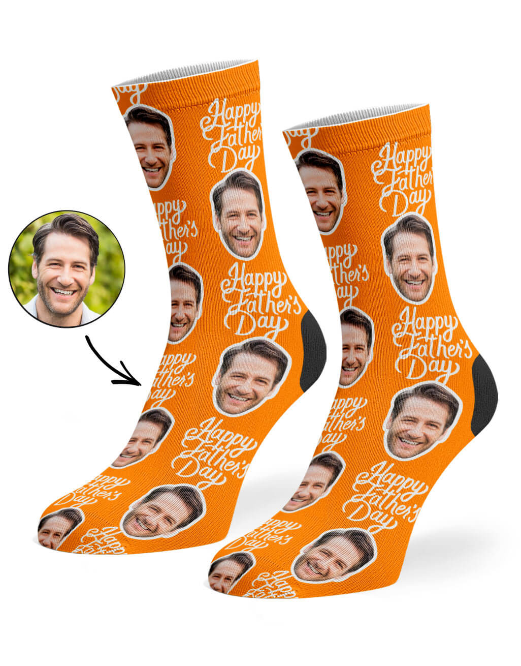 Happy Fathers Day Custom Socks