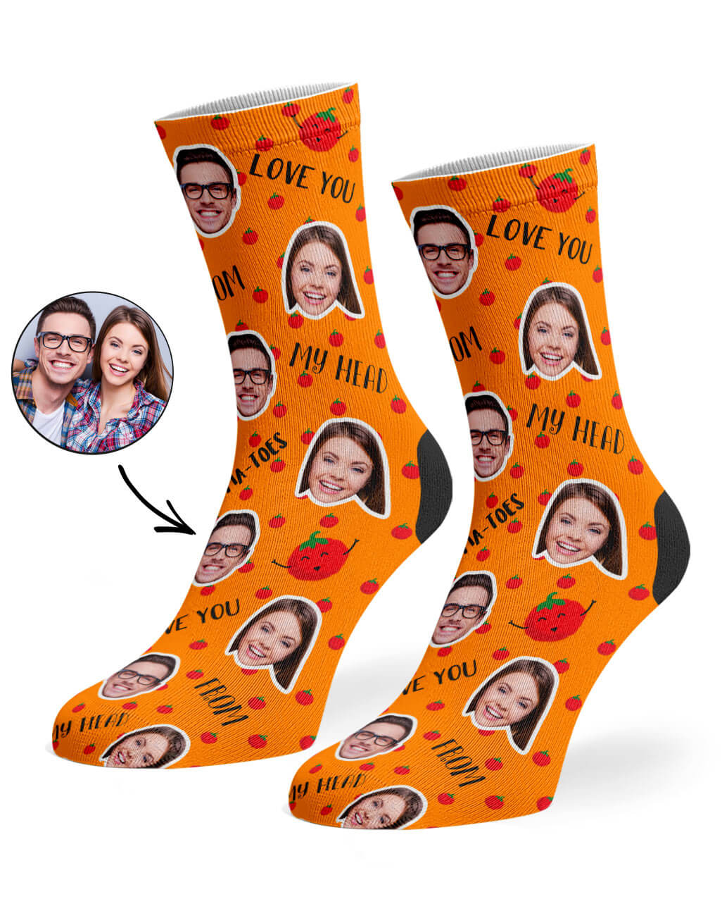 Head To-Ma-Toes Custom Socks