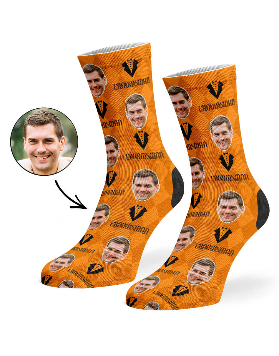 Groomsman Custom Socks