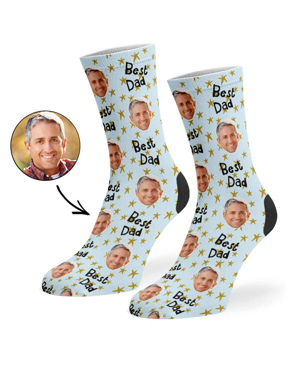 Best Star Dad Custom Socks