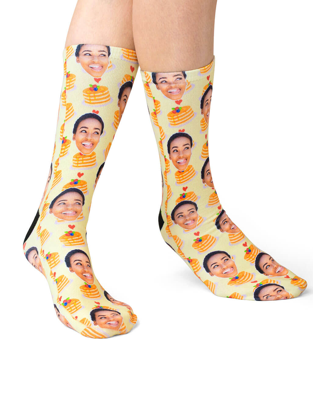 Pancake Face Custom Socks