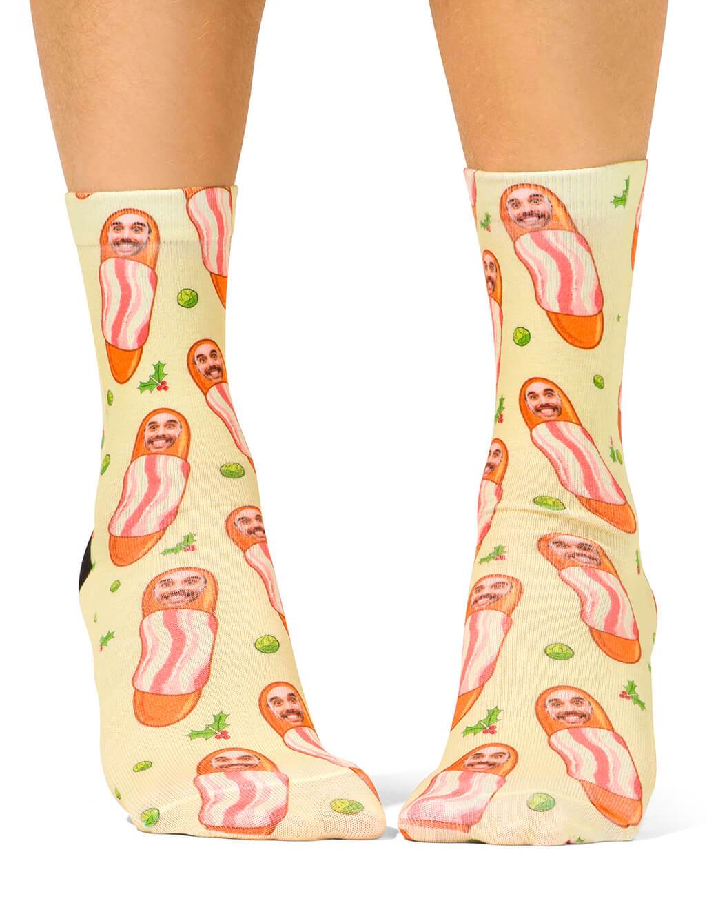 Pigs In Blankets Custom Socks