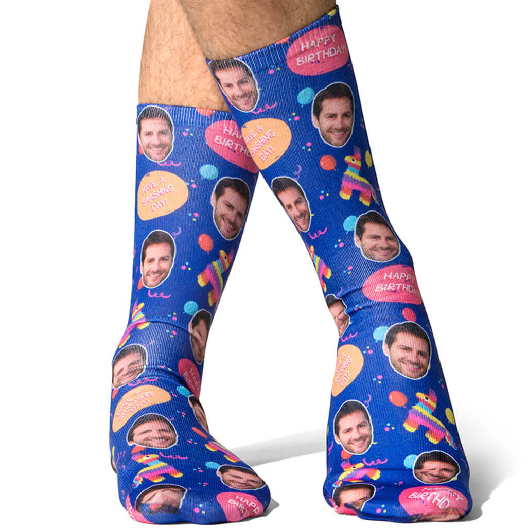 Pinata Birthday Custom Socks