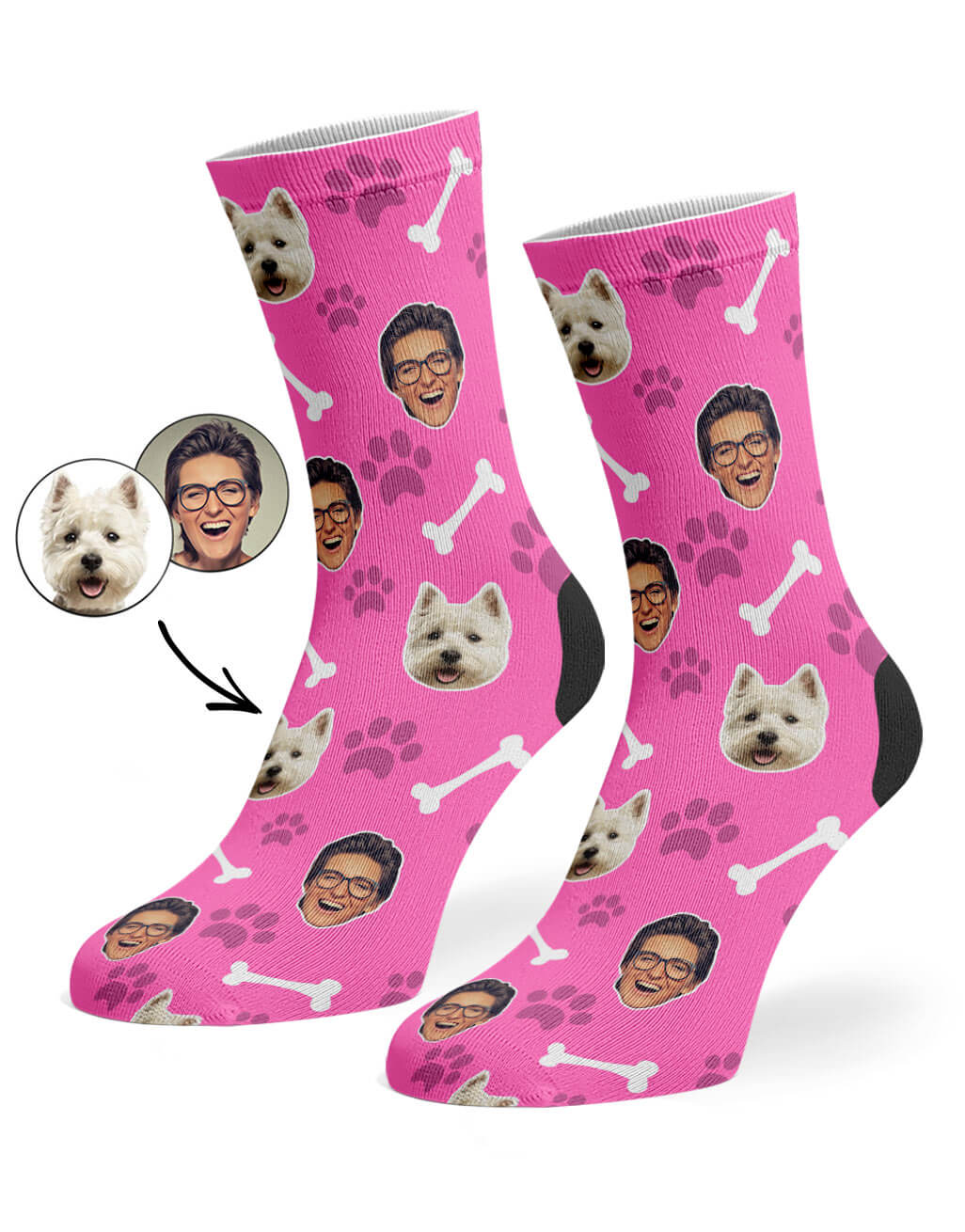 Dog & Owner Custom Socks