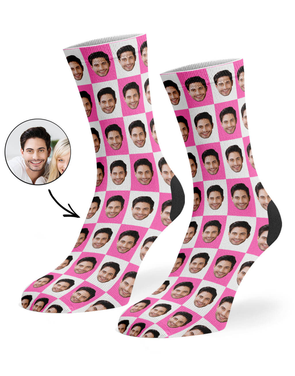 Poser Face Custom Socks