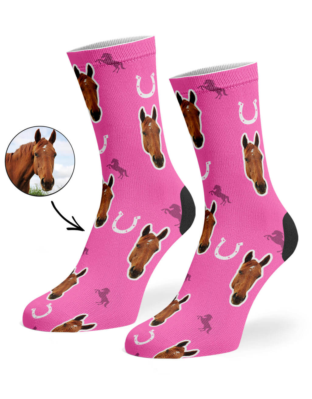 Your Horse on Custom Socks
