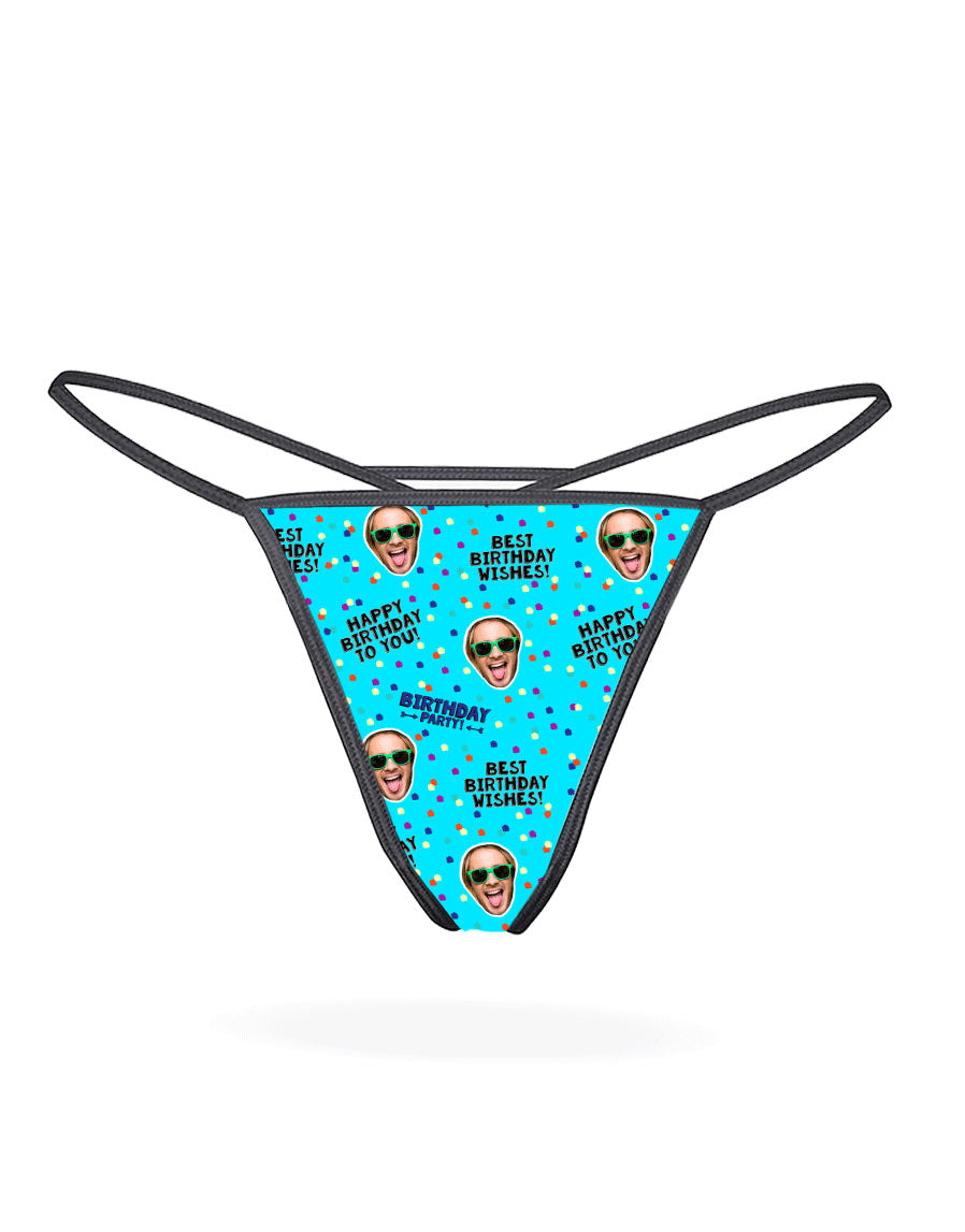 Best Birthday Wishes Custom Thong