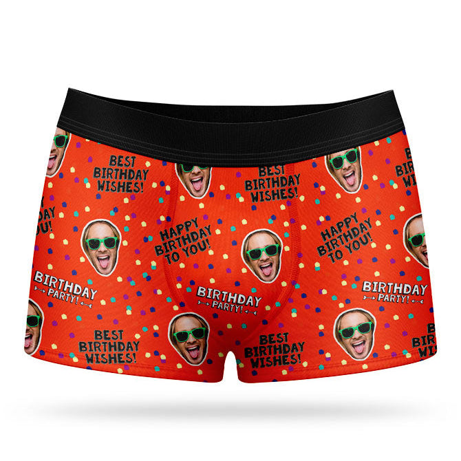 Best Birthday Wishes Custom Boxers