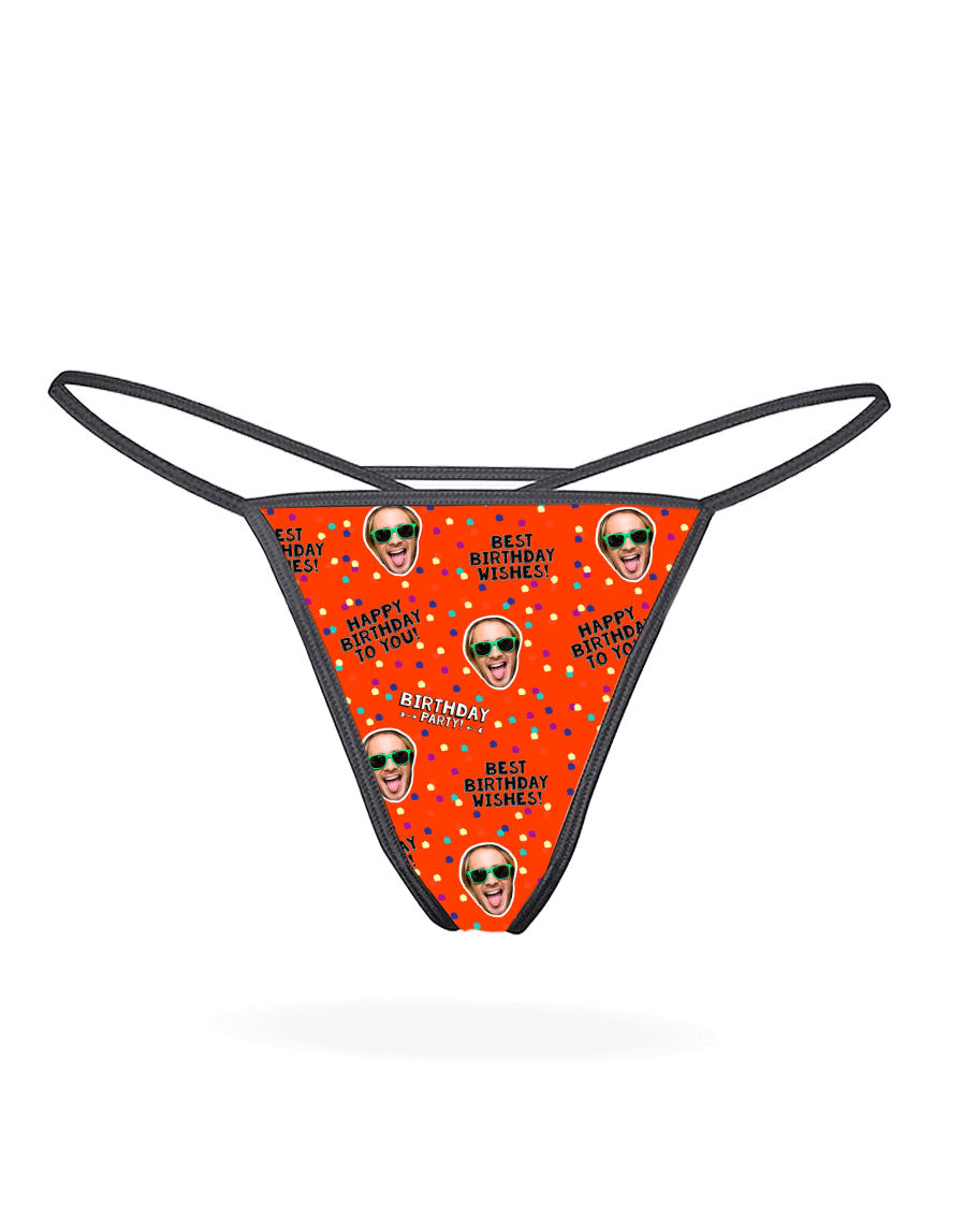 Best Birthday Wishes Custom Thong