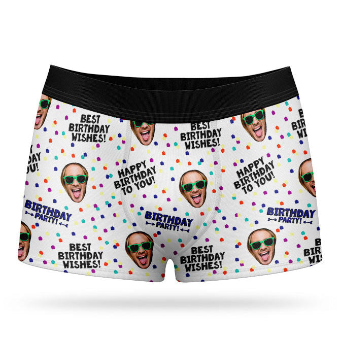 Best Birthday Wishes Custom Boxers