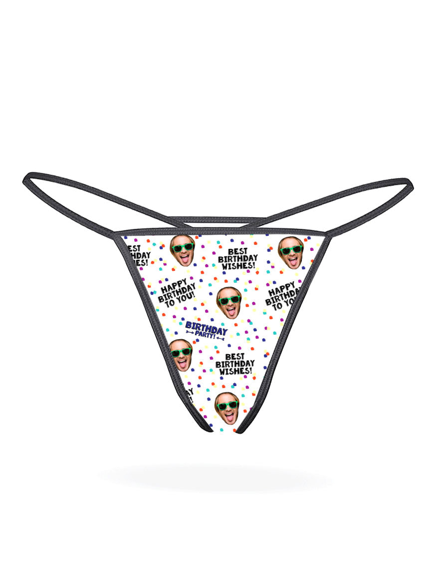 Best Birthday Wishes Custom Thong