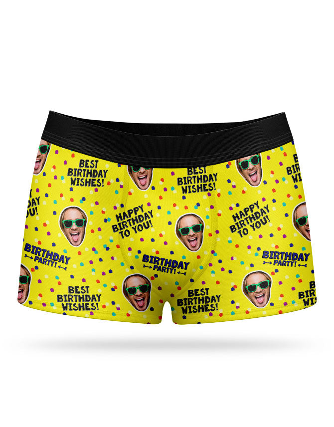 Best Birthday Wishes Custom Boxers