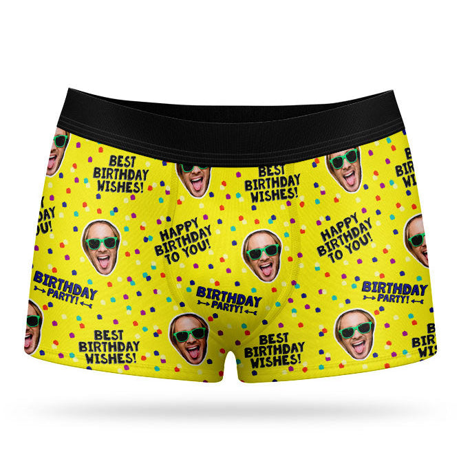 Best Birthday Wishes Custom Boxers