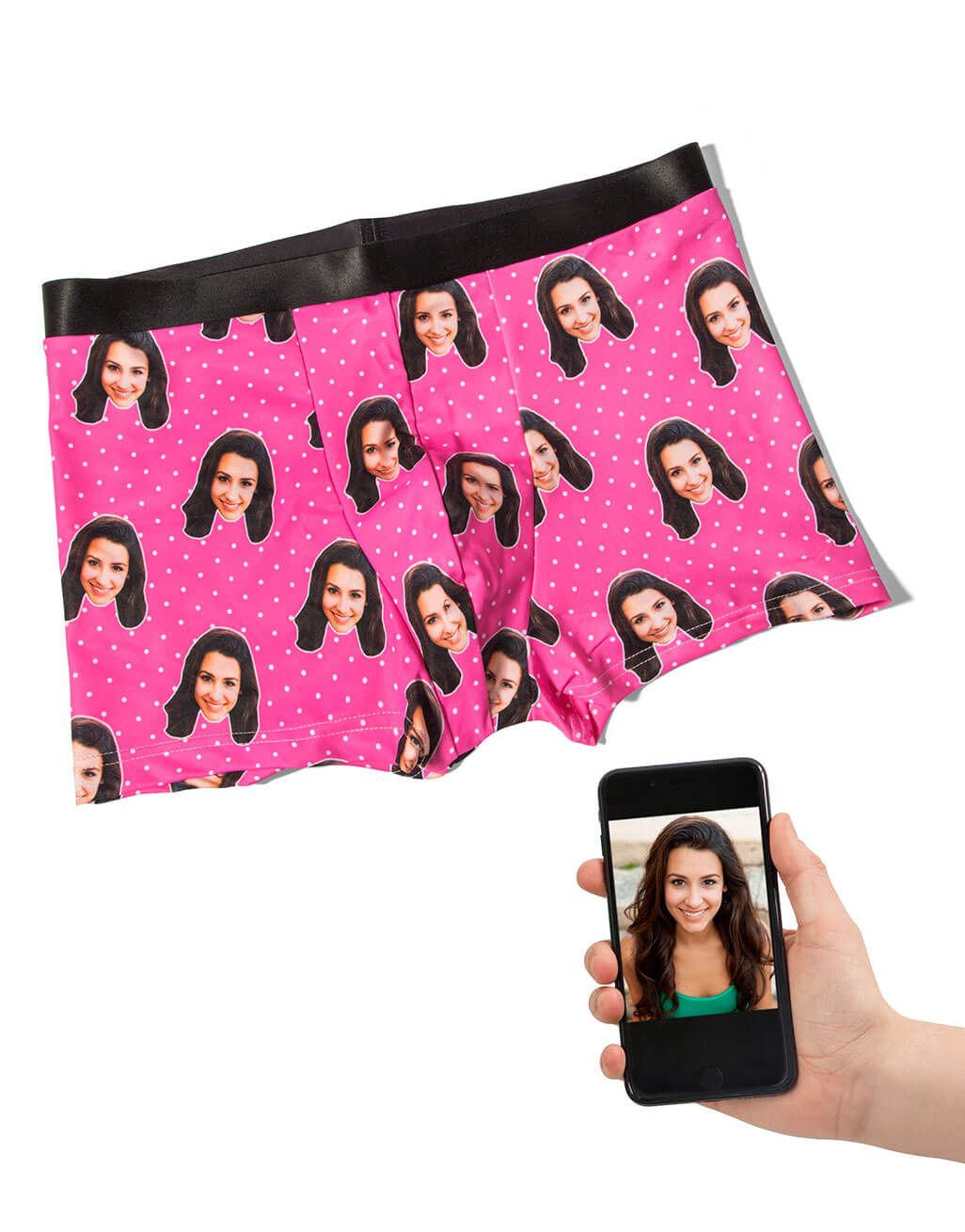 Face Polka Custom Boxers