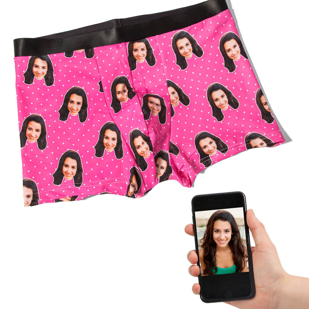 Face Polka Custom Boxers