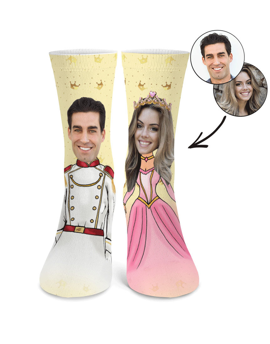 Prince & Princess Me Custom Socks