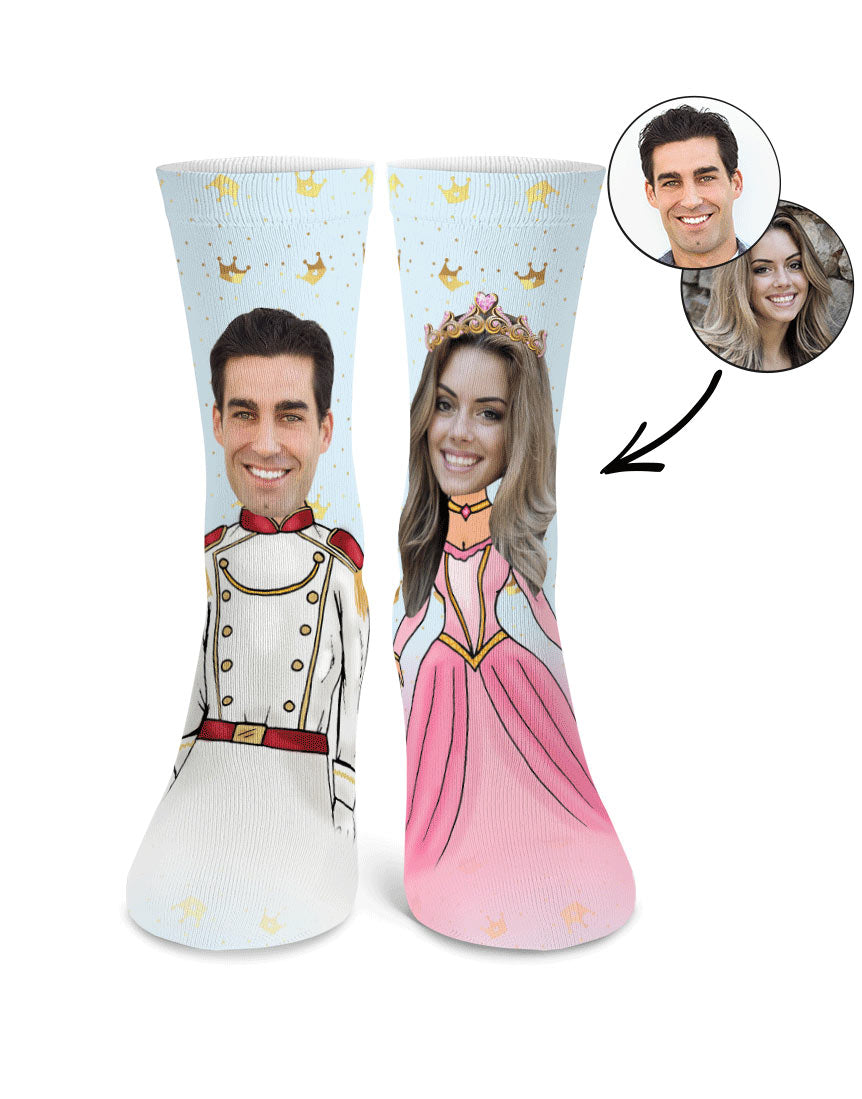 Prince & Princess Me Custom Socks