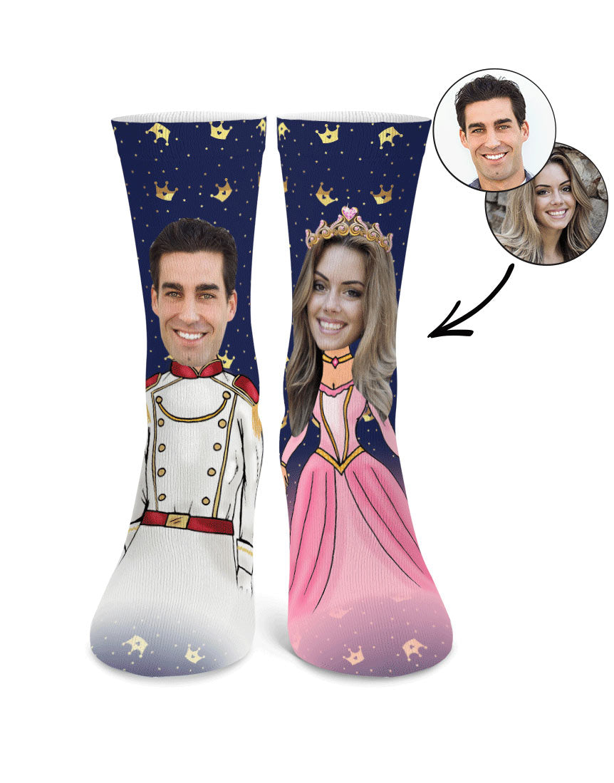 Prince & Princess Me Custom Socks