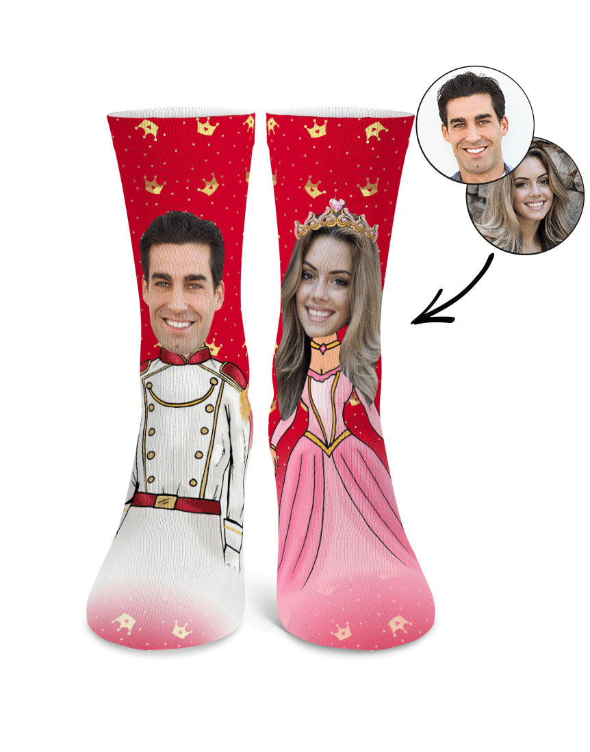 Prince & Princess Me Custom Socks