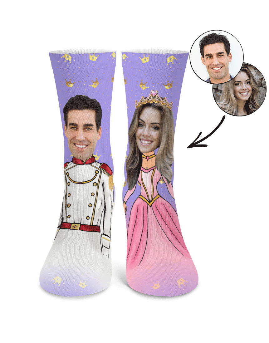 Prince & Princess Me Custom Socks