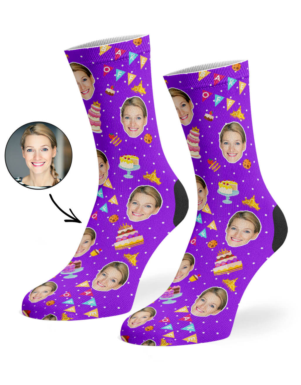 Bake Off Queen Custom Socks