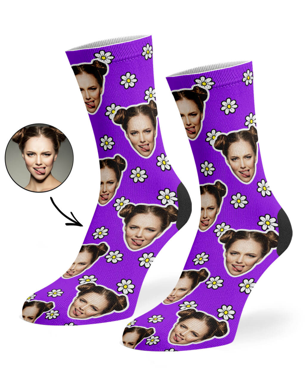 Daisy Custom Socks