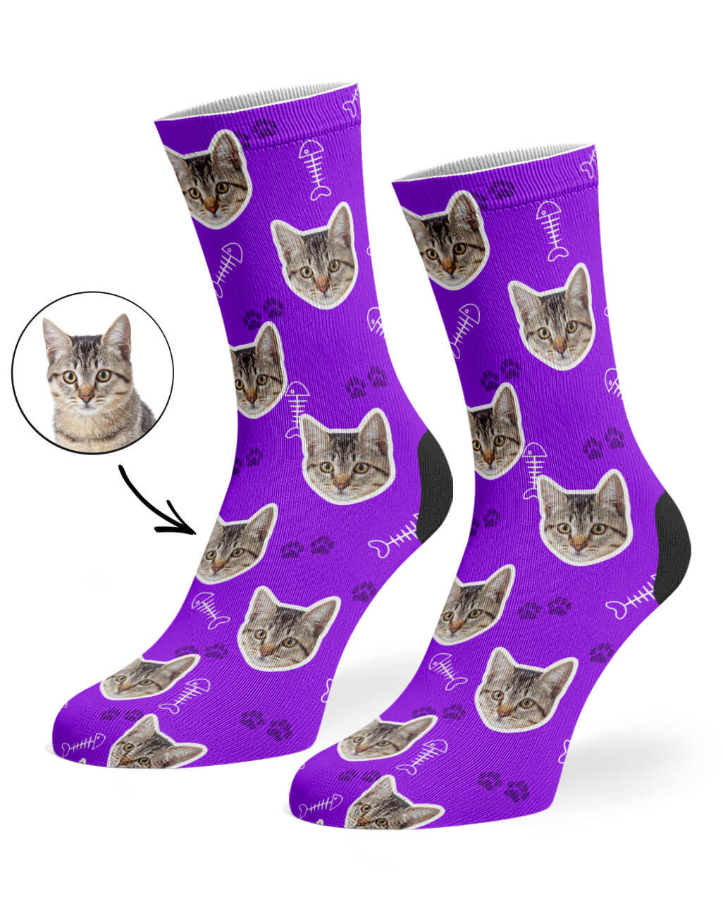 Custom Cat Socks