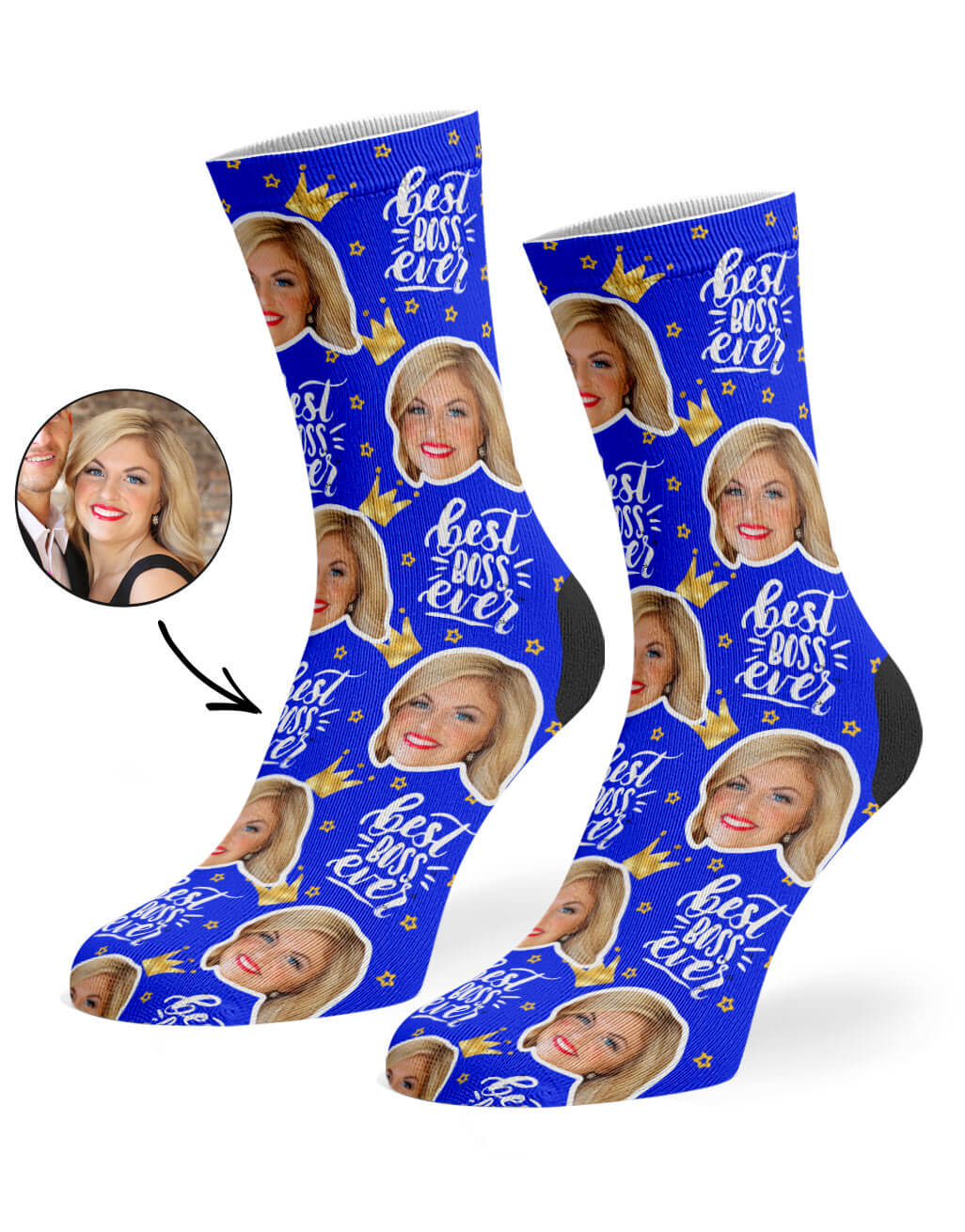Best Boss Ever Custom Socks