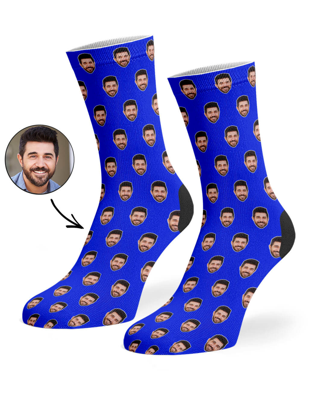 Face Pattern Custom Socks