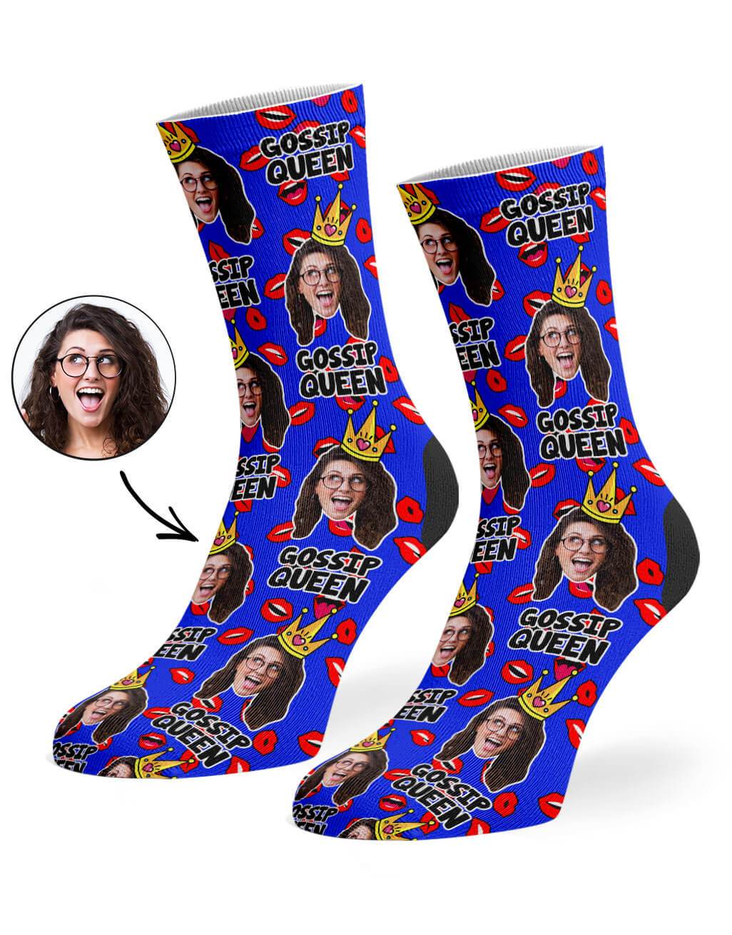 Gossip Queen Custom Socks