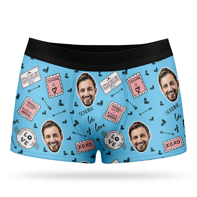 Love Stamps Custom Boxers