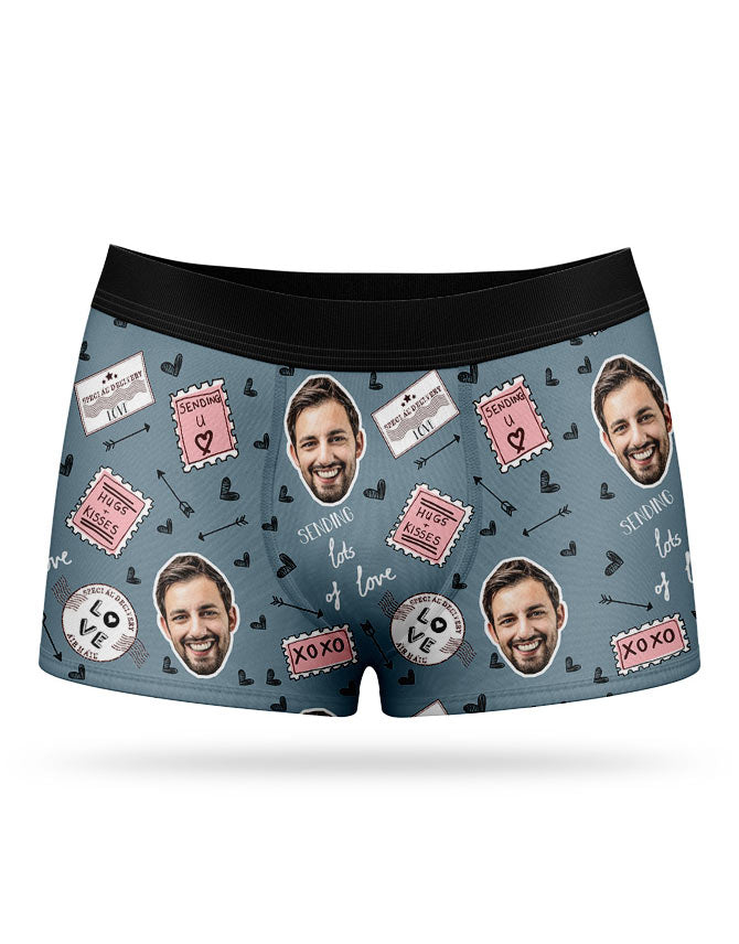 Love Stamps Custom Boxers