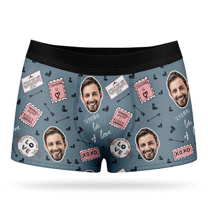 Love Stamps Custom Boxers