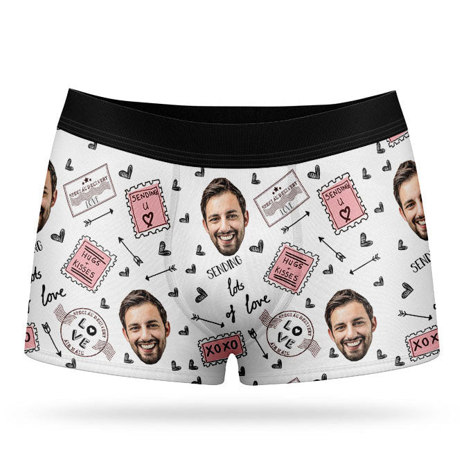 Love Stamps Custom Boxers
