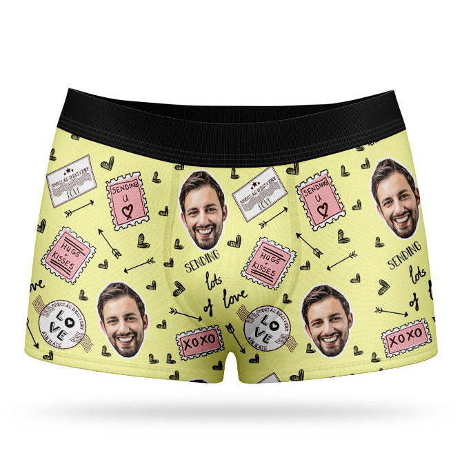 Love Stamps Custom Boxers