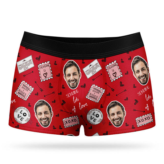 Love Stamps Custom Boxers