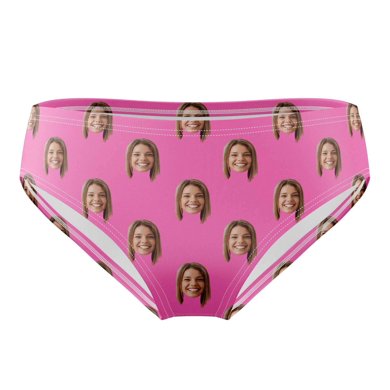 pink Custom swim trunks