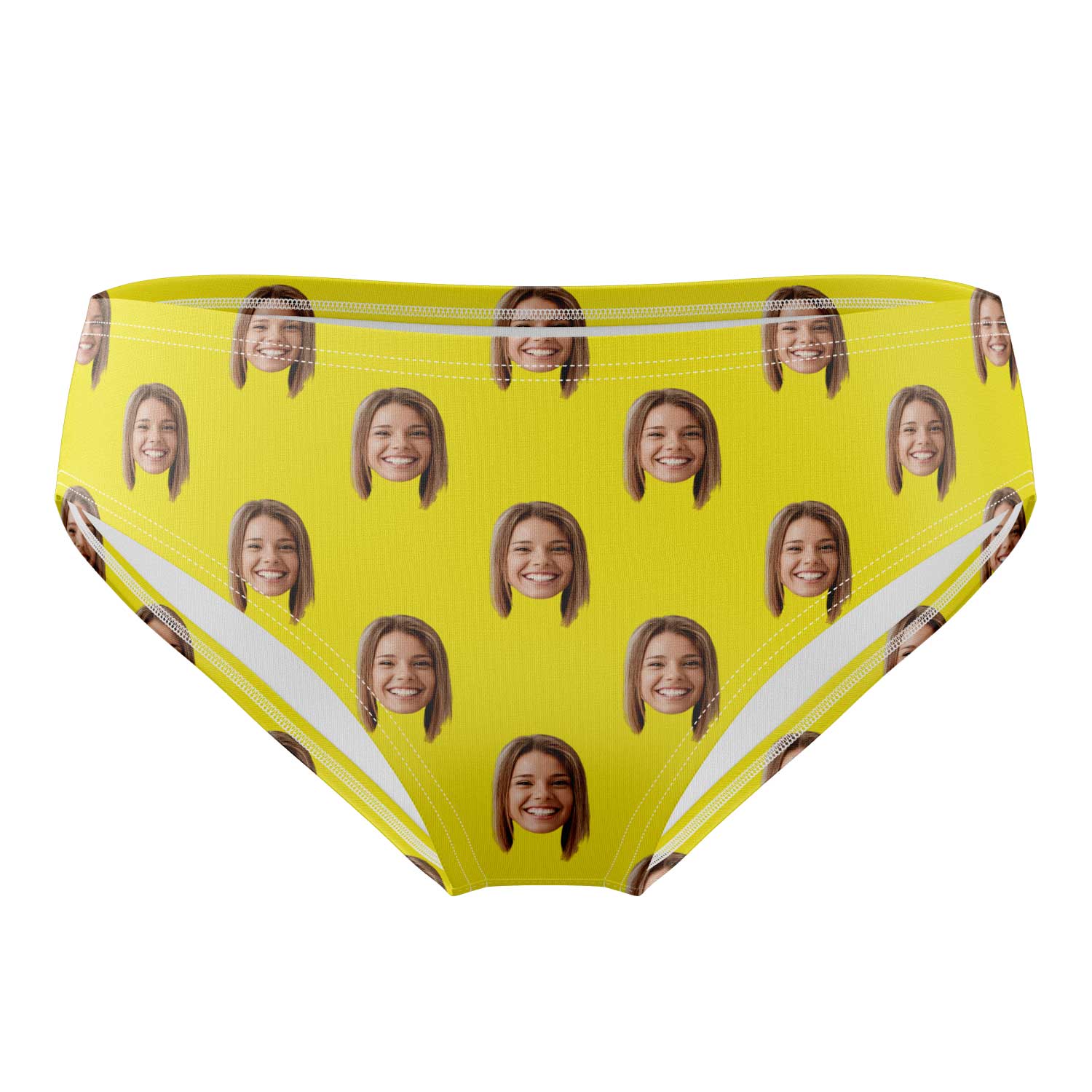 yellow Custom swim trunks