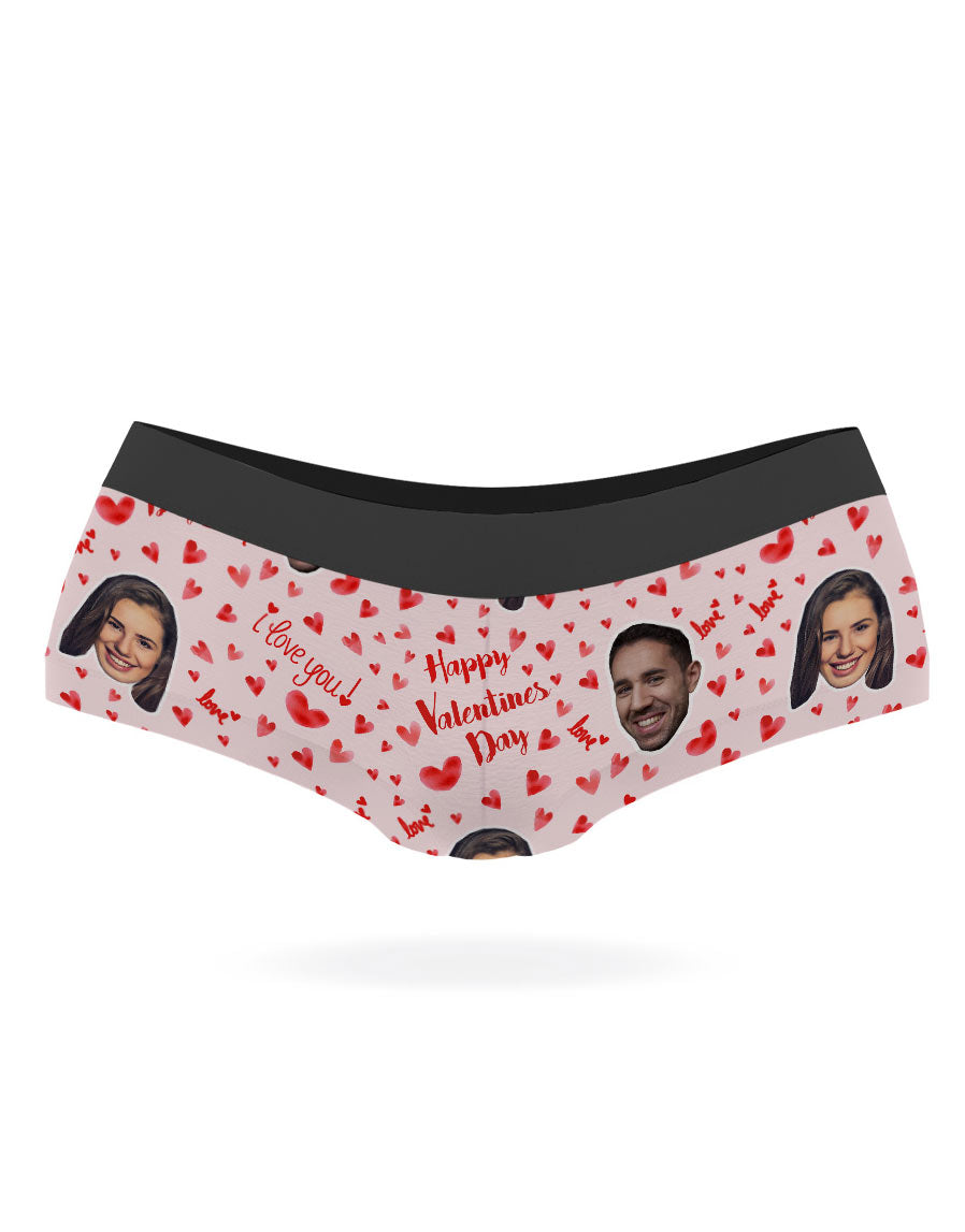 Happy Valentines Custom Panties