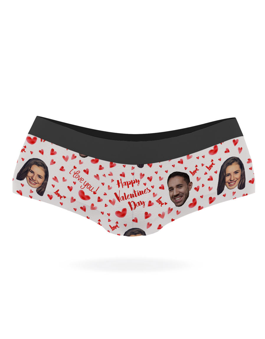 Happy Valentines Custom Panties